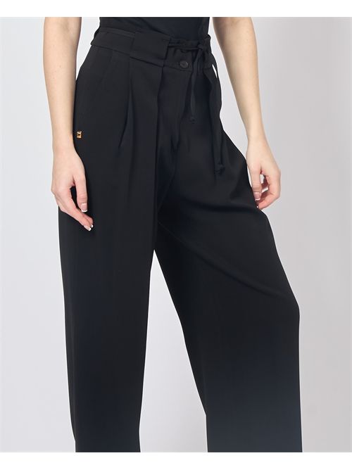 Manila Grace black palazzo pants MANILA GRACE | P168VUMA001